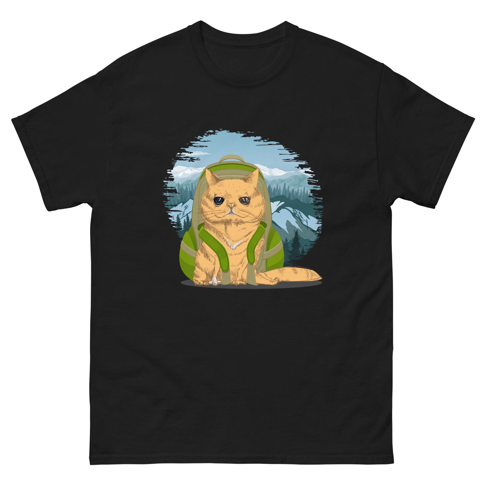 Camping Trek Cat T-Shirt