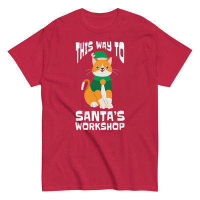 This Way to Santa’s Workshop Christmas T-Shirt