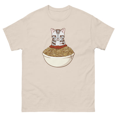 Cat in Spaghetti Bowl T-Shirt