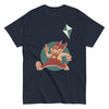 Retro Kite Flying Cat T-Shirt