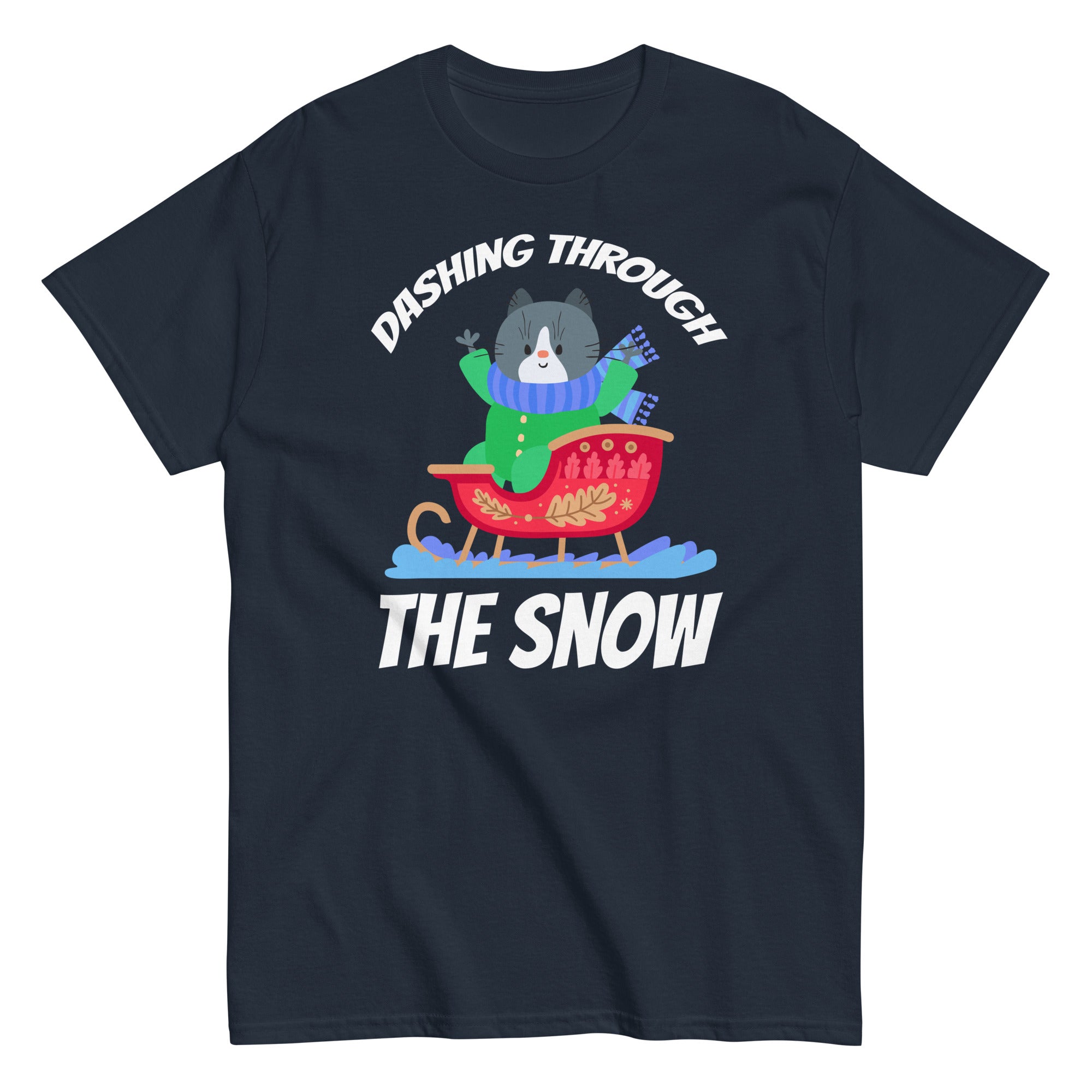 Dashing Through the Snow Christmas T-Shirt