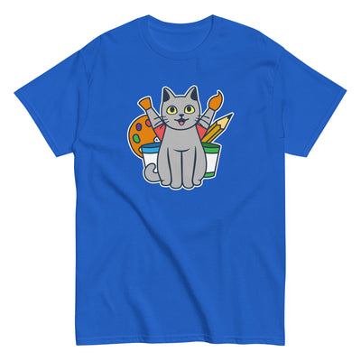 "Classroom Artist Cat" T-Shirt