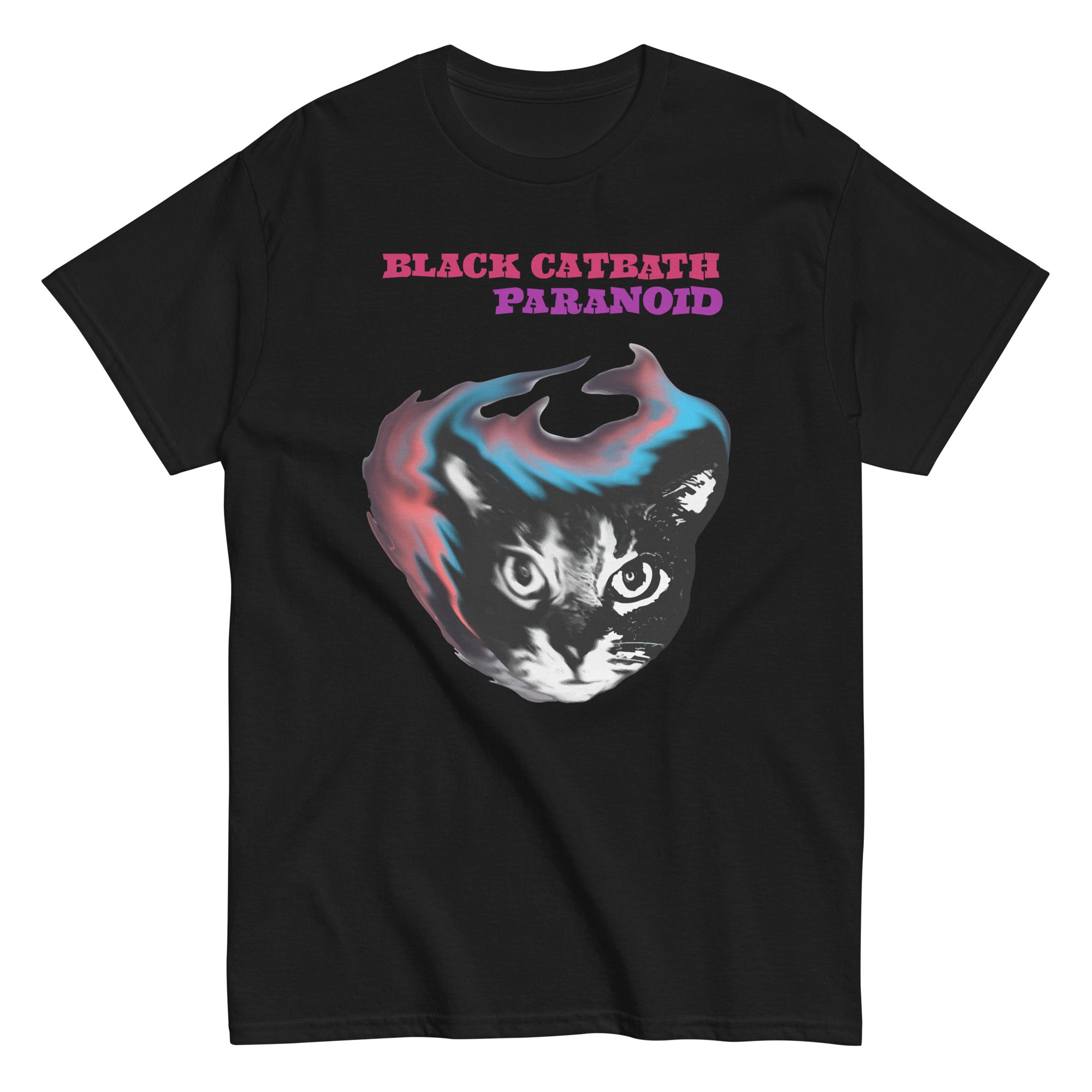 Black Catbath: Paranoid T-Shirt