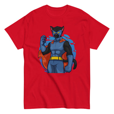 Superhero Comic Cat T-Shirt