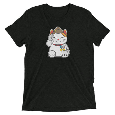 Lucky Cat #8: Military Cat T-Shirt