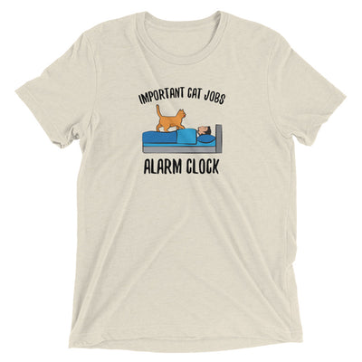 Important Cat Jobs: Alarm Clock T-Shirt