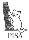 Leaning Tower of Pisa Cat T-Shirt