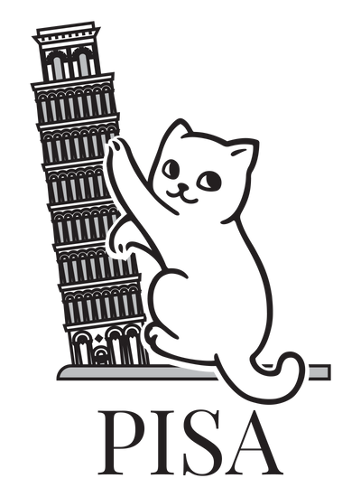 Leaning Tower of Pisa Cat T-Shirt