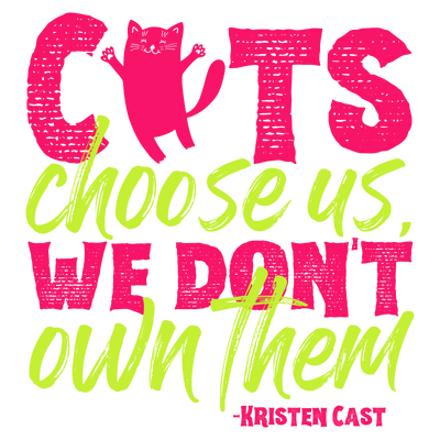 Cats Choose Us, We Don't Own Them T-Shirt