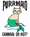 Purrmaid Cat / Mermaid T-Shirt