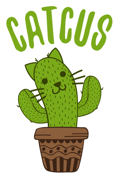 Cactus Cat (Catcus) T-Shirt