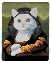 Mona Lisa Cat T-Shirt