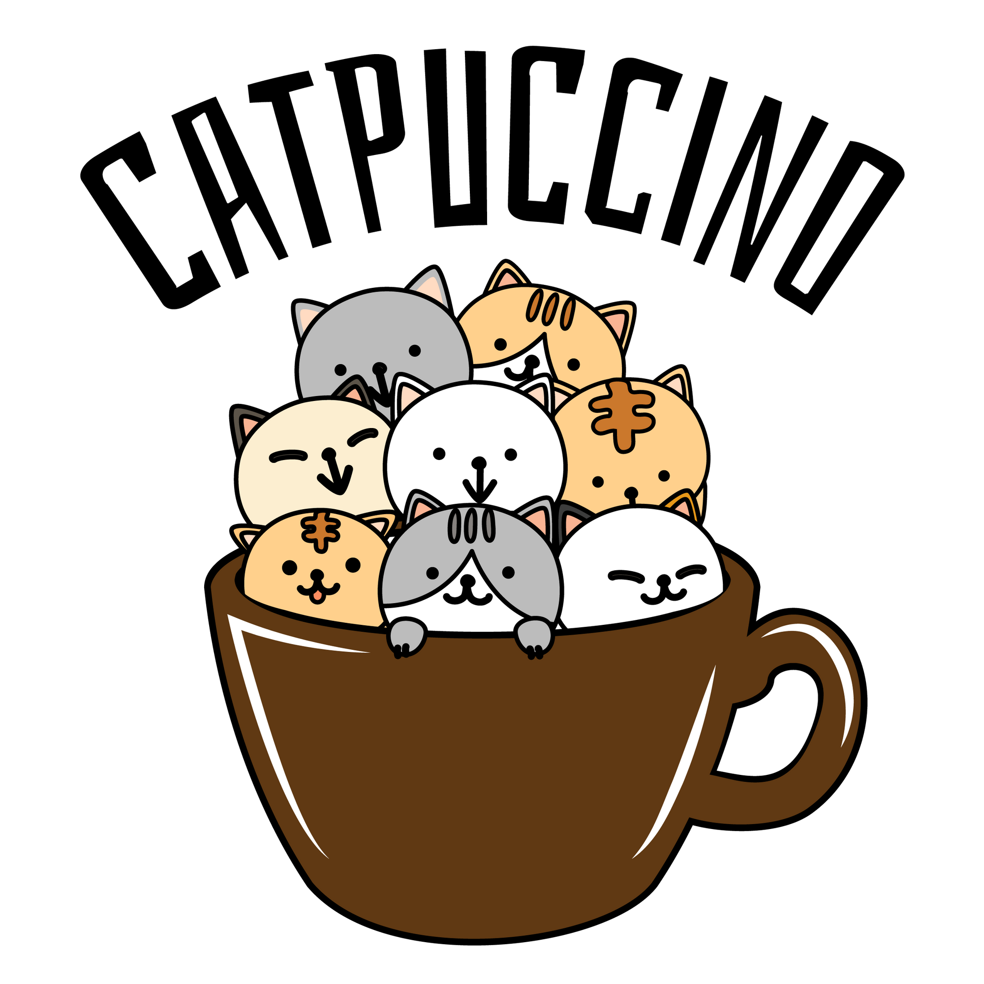 Cappuccino Cat is CatPuccino T-Shirt