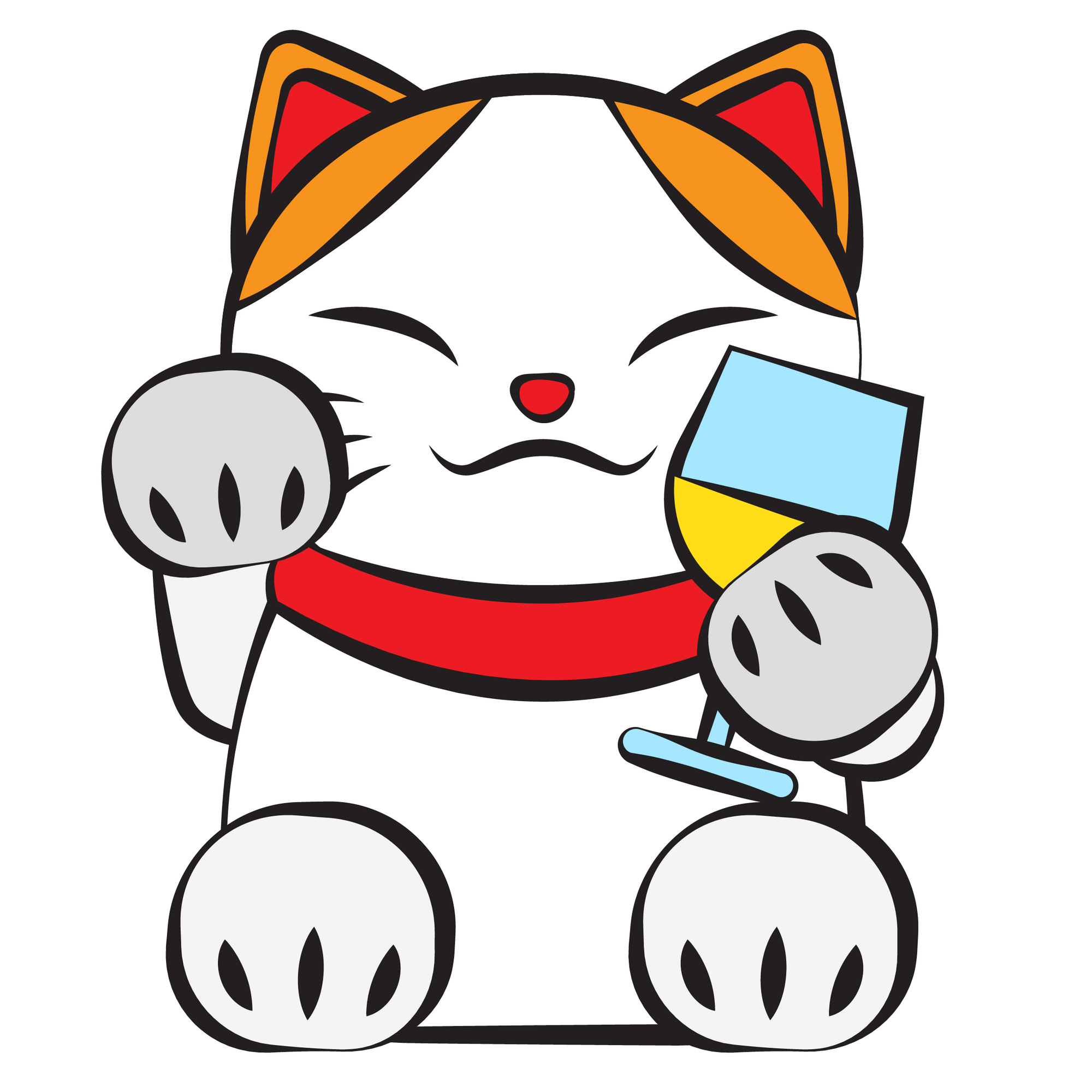 Lucky Cat #3: Wine Cat T-Shirt