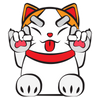 Lucky Cat #4: Metal Cat T-Shirt