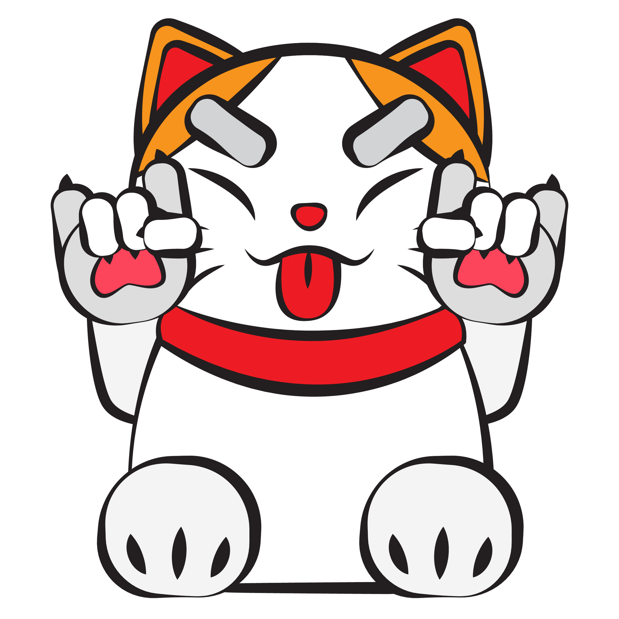 Lucky Cat #4: Metal Cat T-Shirt