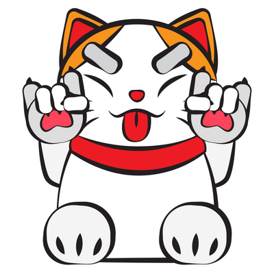Lucky Cat #4: Metal Cat T-Shirt