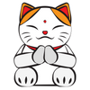 Lucky Cat #5: Namaste Cat T-Shirt