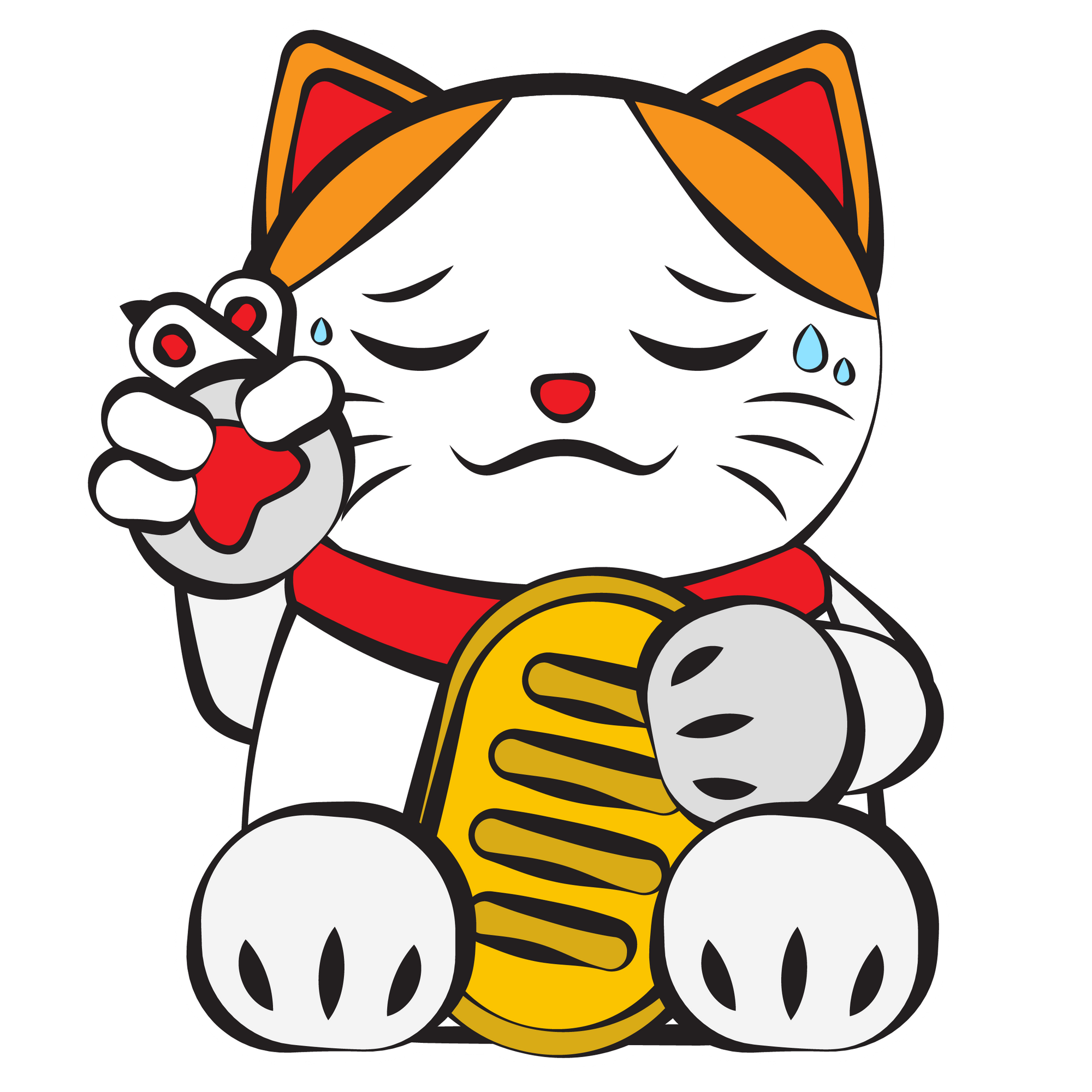 Lucky Cat #7: Hopeful Cat T-Shirt