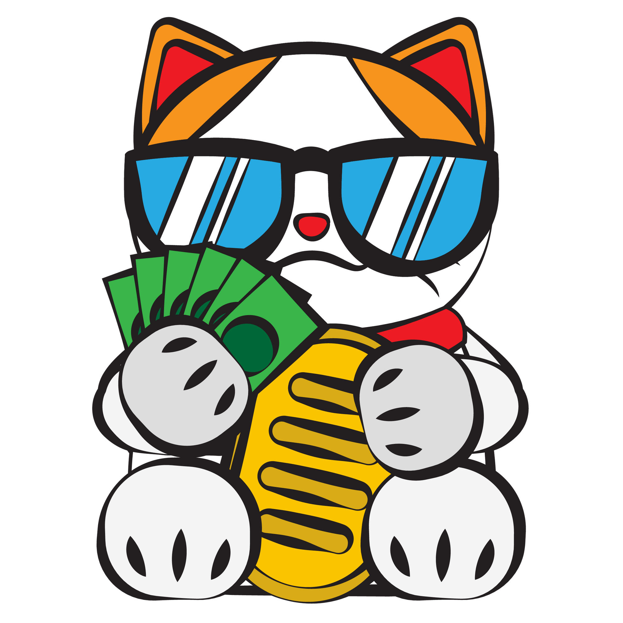 Lucky Cat #12: Rich Cat T-Shirt