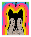 Crying Colors Cat T-Shirt