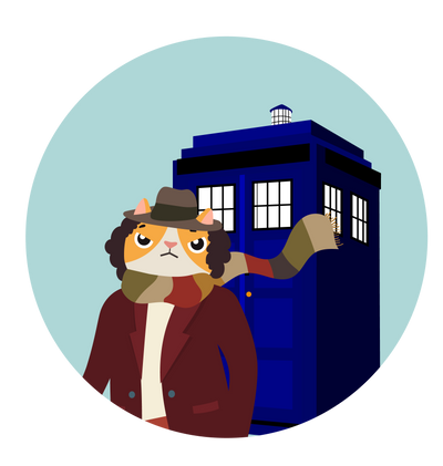 Dr. Who Cat T-Shirt