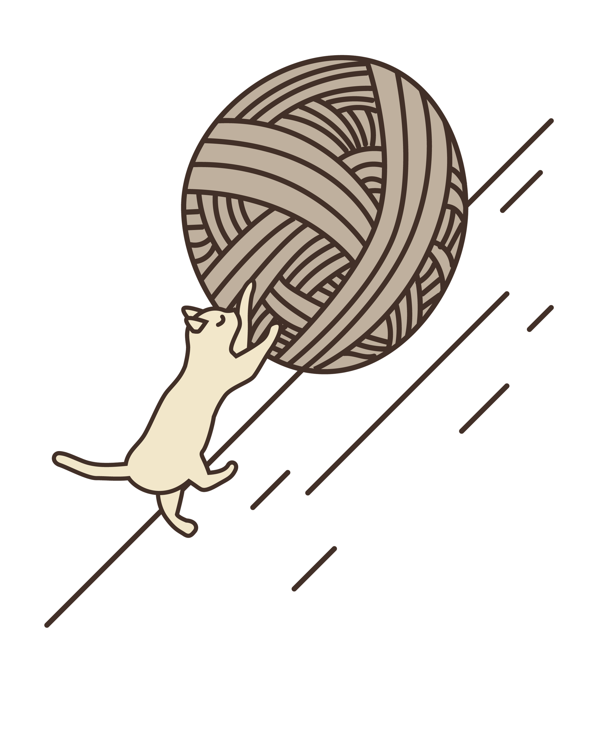 Sysiphus Cat (Sysipuss) T-Shirt