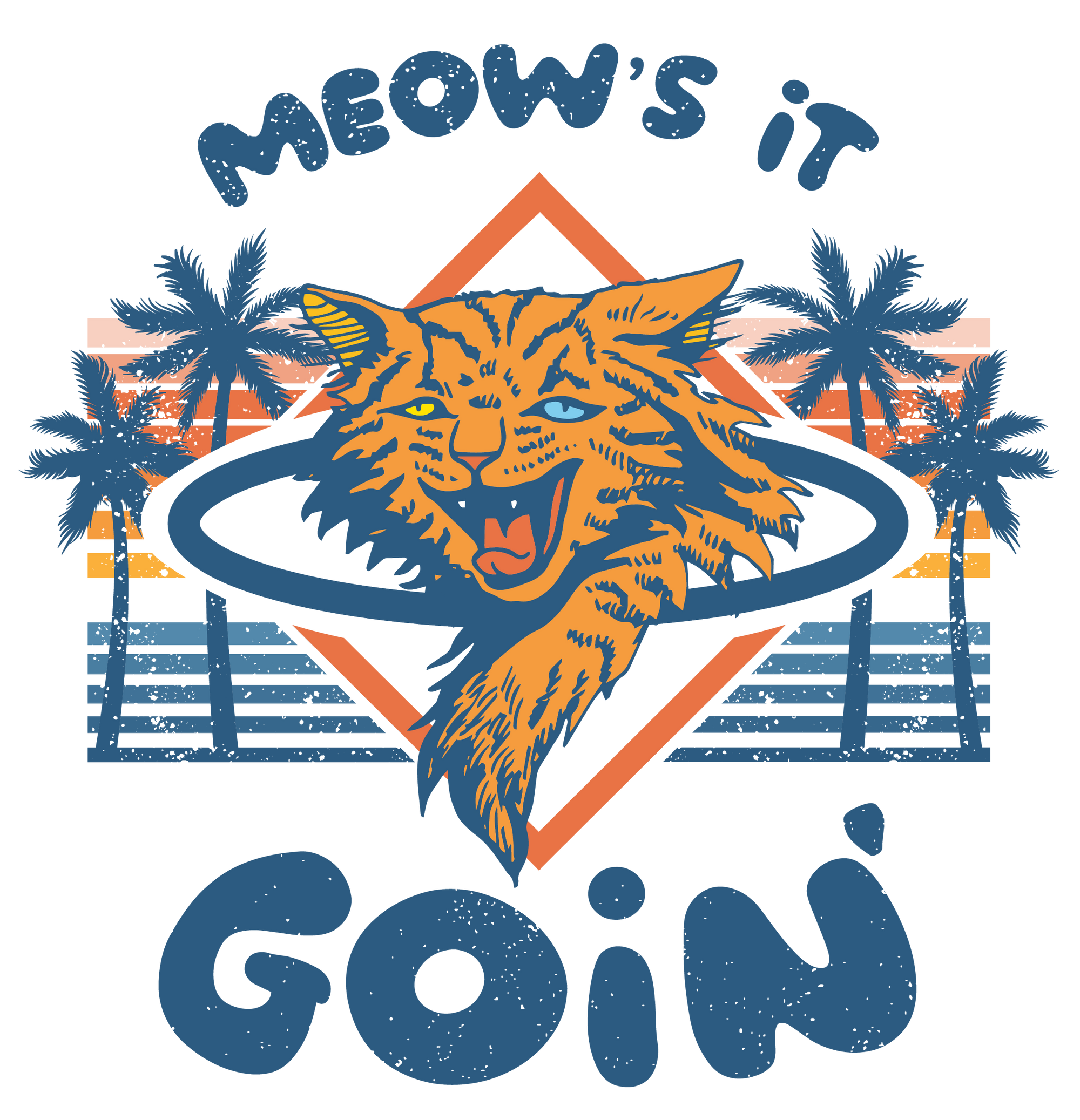 Meows It Goin Cool Cat T-Shirt