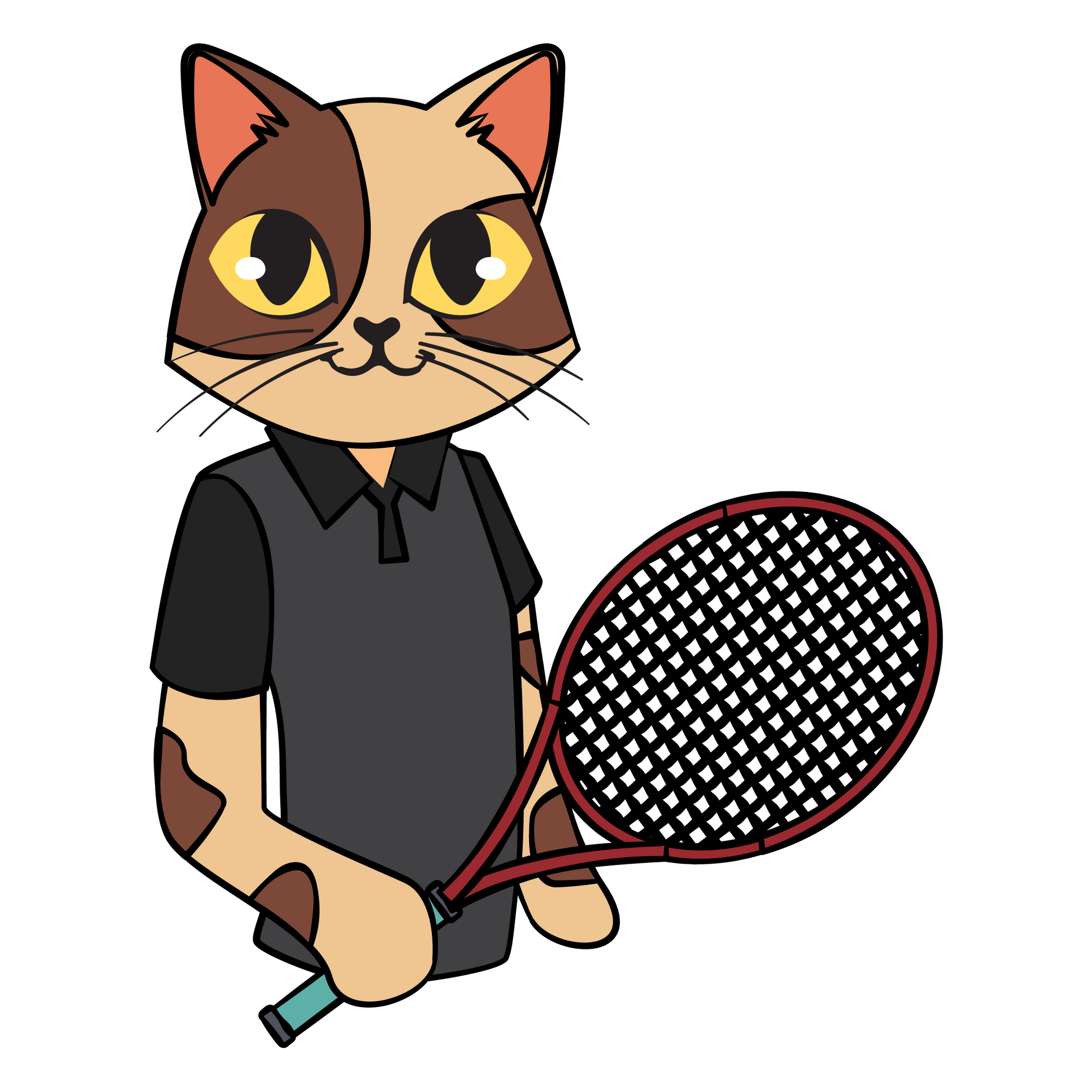 Tennis Cat T-Shirt