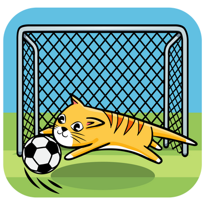 Soccer Goalie Cat T-Shirt