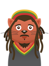 Bob Marley Cat T-Shirt