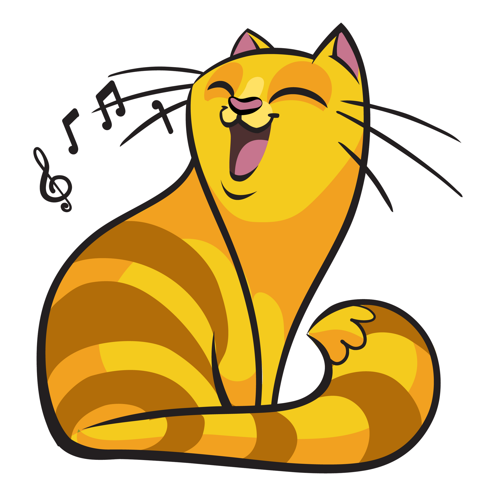 Singing Cute Cat T-Shirt