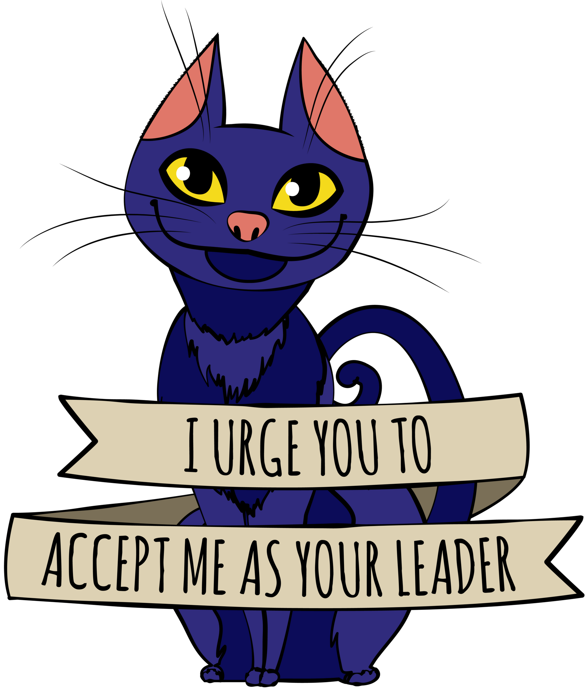 Accept Cat As Your Leader T-Shirt