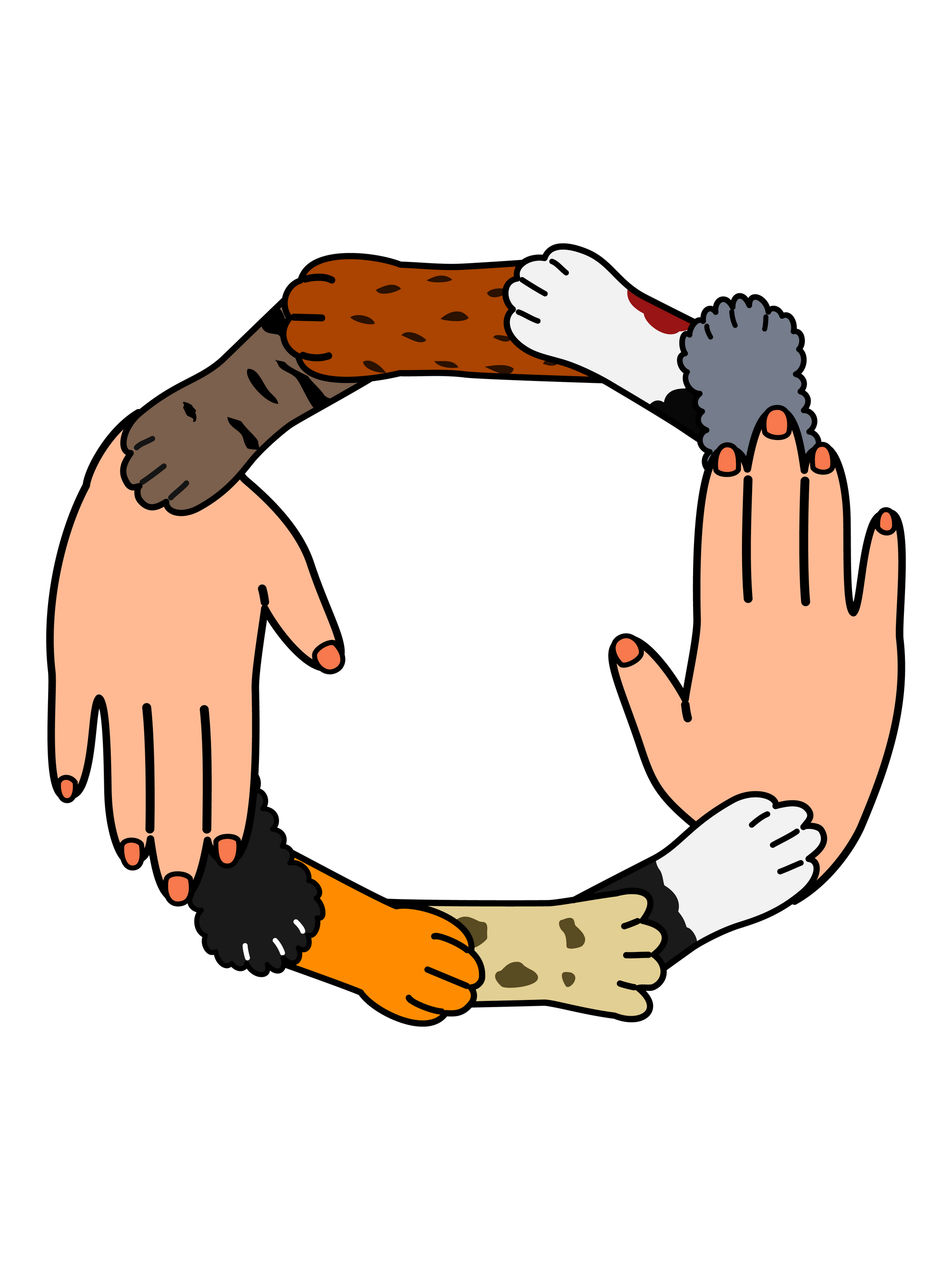 Circle of Paws T-Shirt