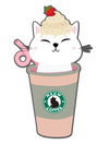 Ice Coffee Treat Kitty T-Shirt