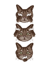 No Evil Cat T-Shirt