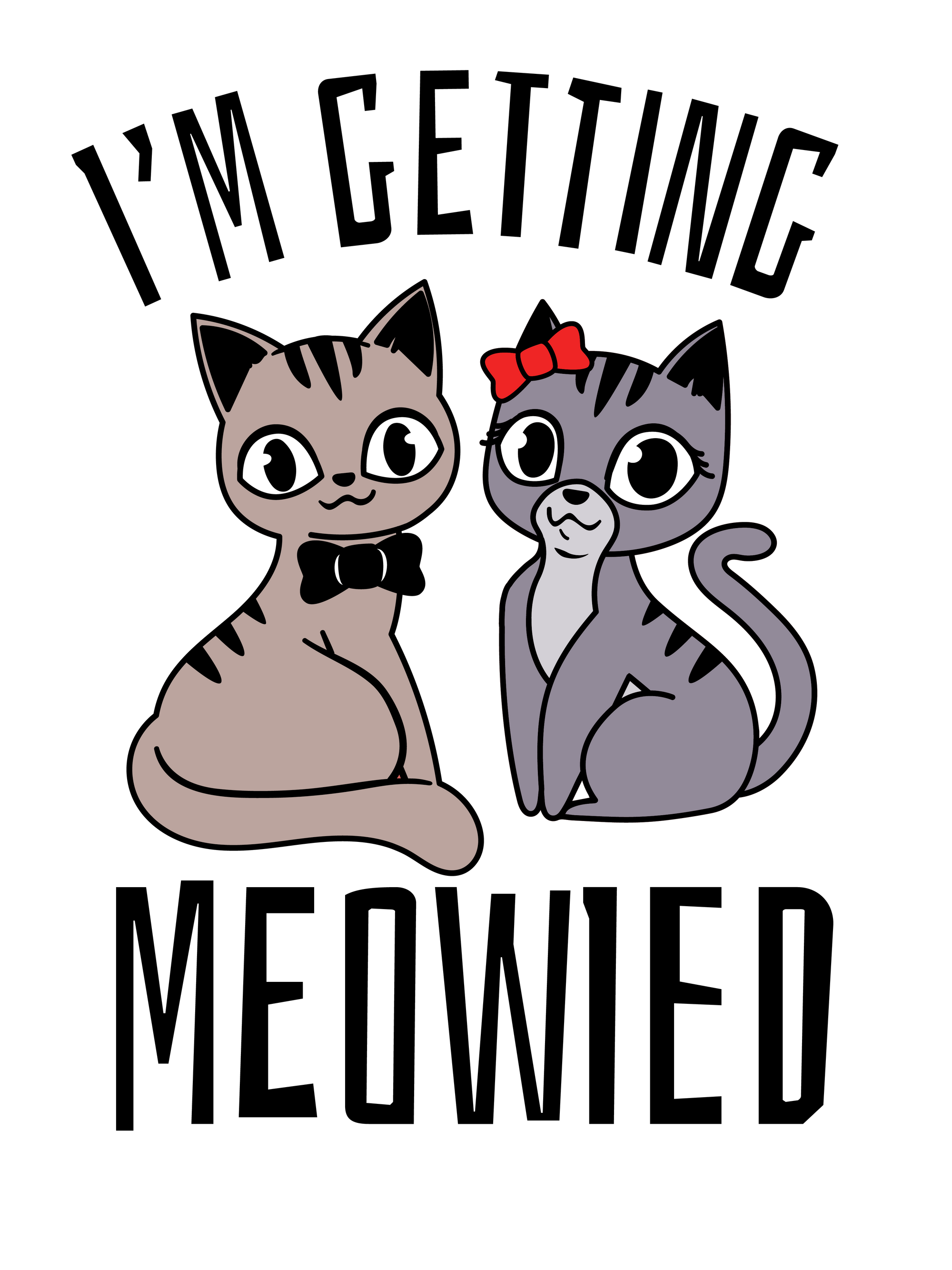 Getting Married Cat T-Shirt