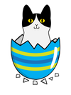Easter Egg Cat Hatching T-Shirt