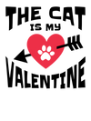 Cat Is My Valentine T-Shirt