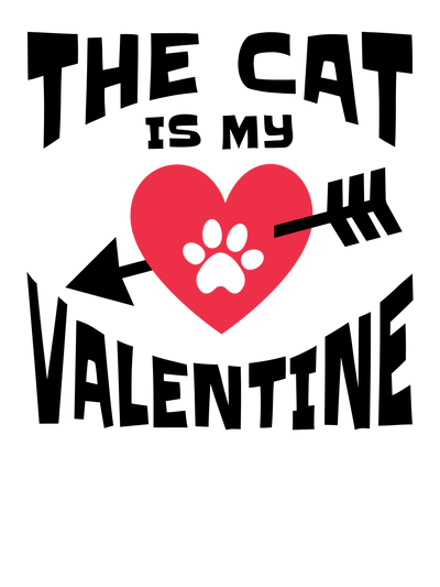 Cat Is My Valentine T-Shirt