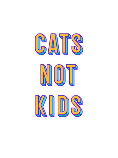 Cats Not Kids T-Shirt