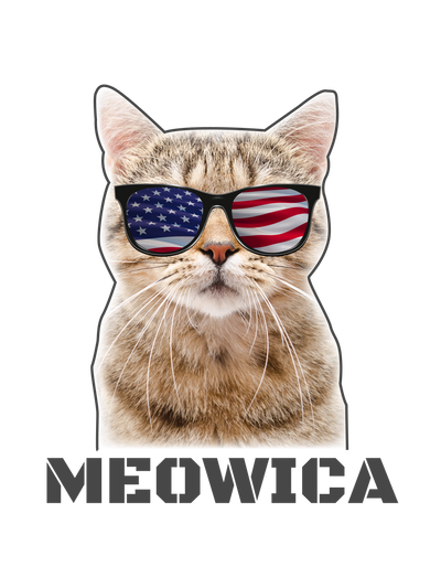 Meowica (America) Patriot Cat T-Shirt