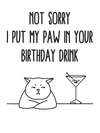 Birthday Bummer Cat T-Shirt