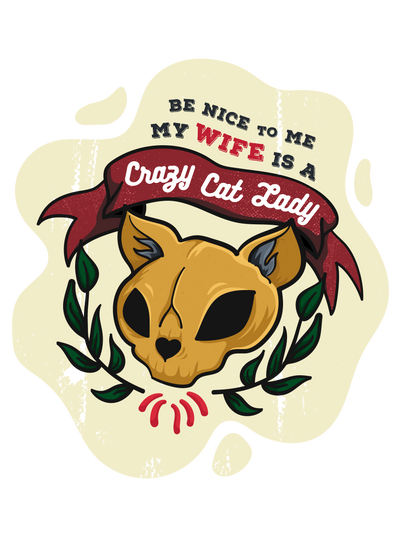 Wife Is Crazy Cat Lady T-Shirt