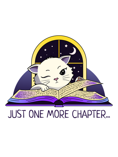 Just One More Chapter Cat T-Shirt
