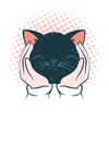 Cat Head in My Hands T-Shirt