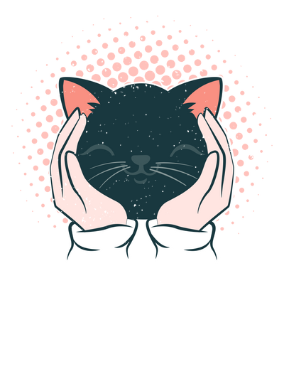 Cat Head in My Hands T-Shirt