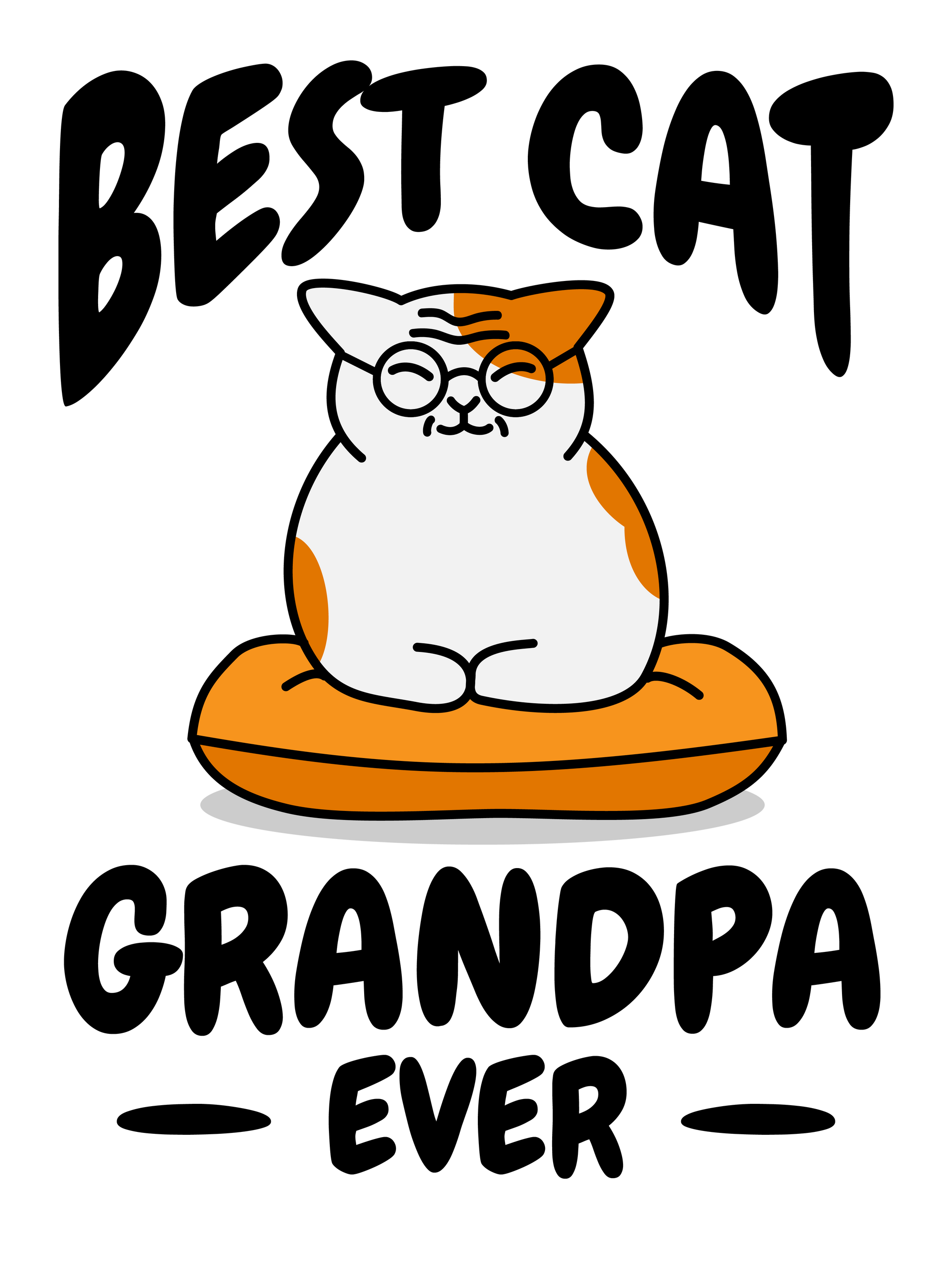 Best Cat Grandpa Ever T-Shirt