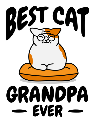 Best Cat Grandpa Ever T-Shirt