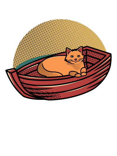 Rowboat Kitty T-Shirt